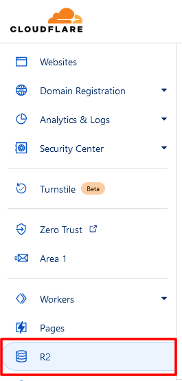 Back up to Cloudflare