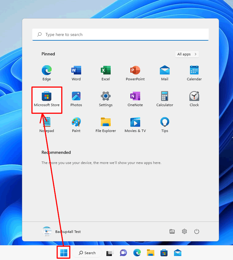 Install from Microsoft Store Install Backup4all Microsoft Store