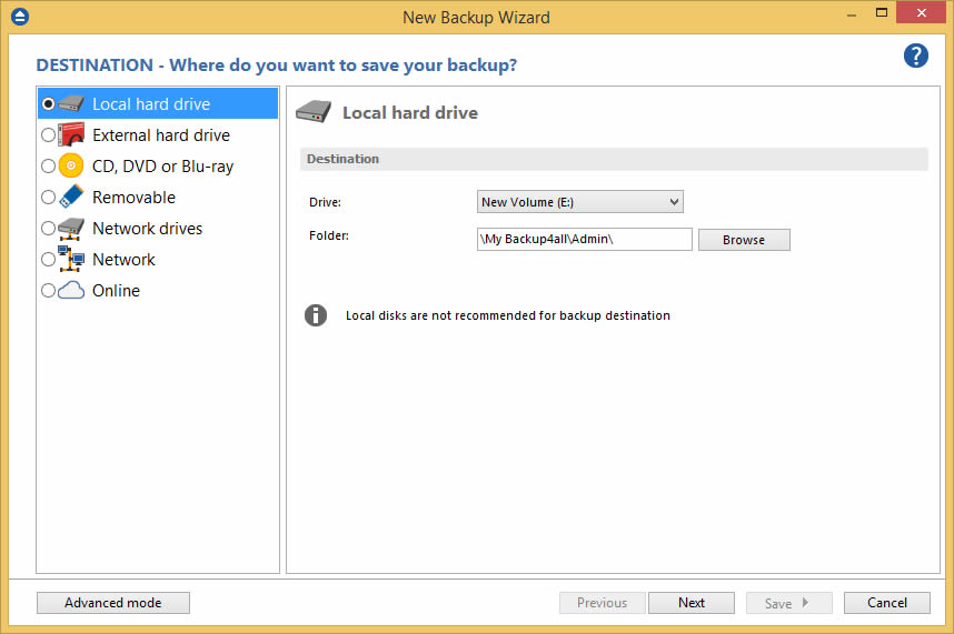Continuous backup Continuous backup