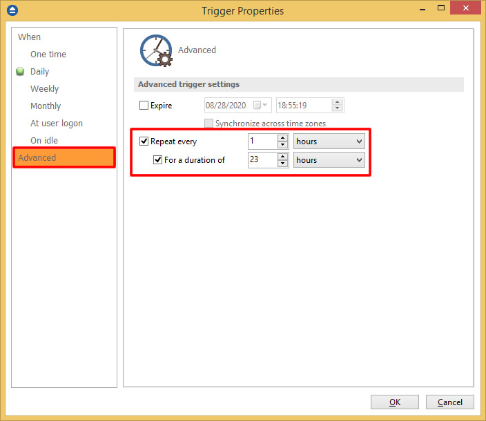 Continuous backup Continuous backup