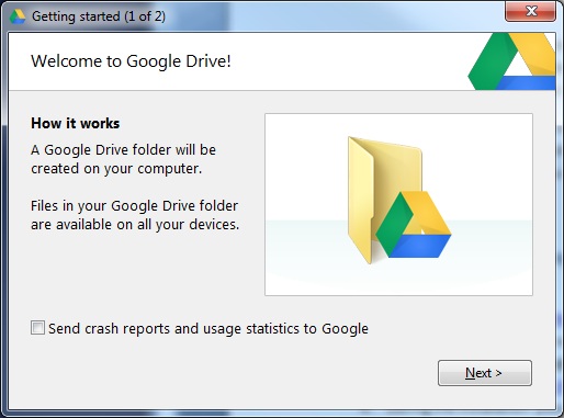 Google Drive, Software