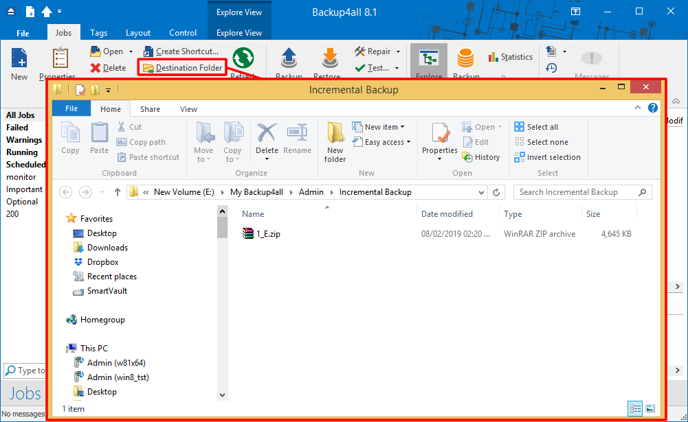incremental backup incremental backup