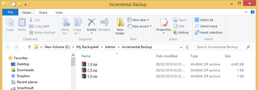 incremental backup incremental backup