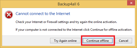 Backup4all 6 - Manual Activation 4 Backup4all 6 - Manual Activation 4