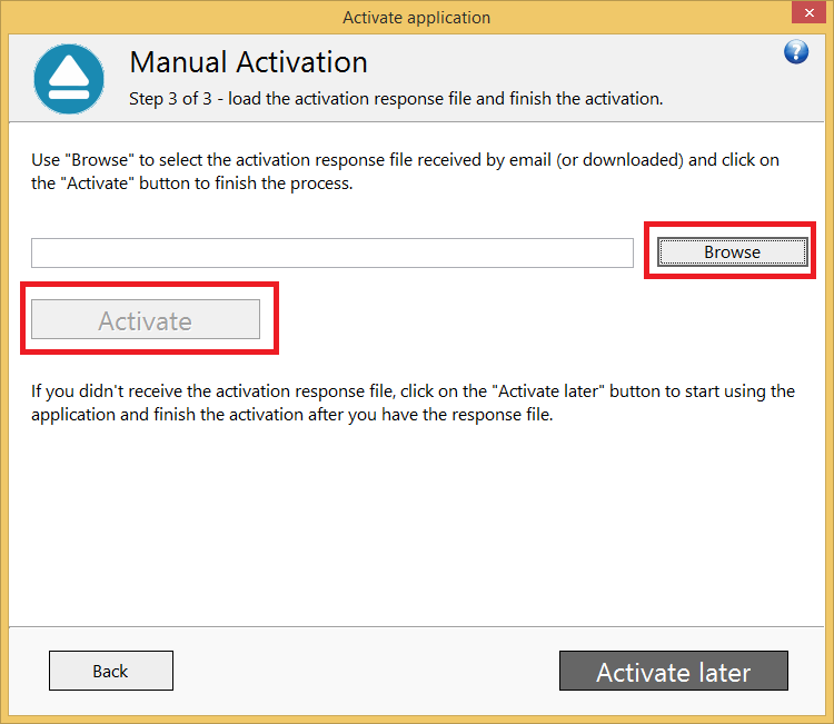 Backup4all 6 - Manual Activation 7 Backup4all 6 - Manual Activation 7