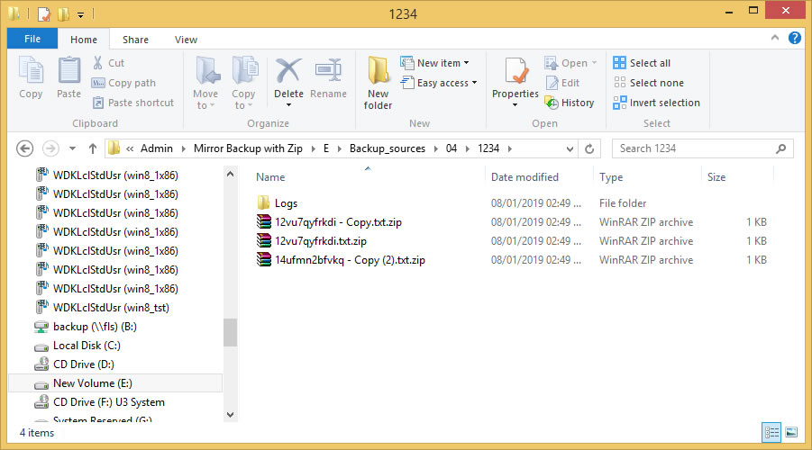 Mirror backup Mirror backup