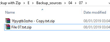 Mirror backup Mirror backup