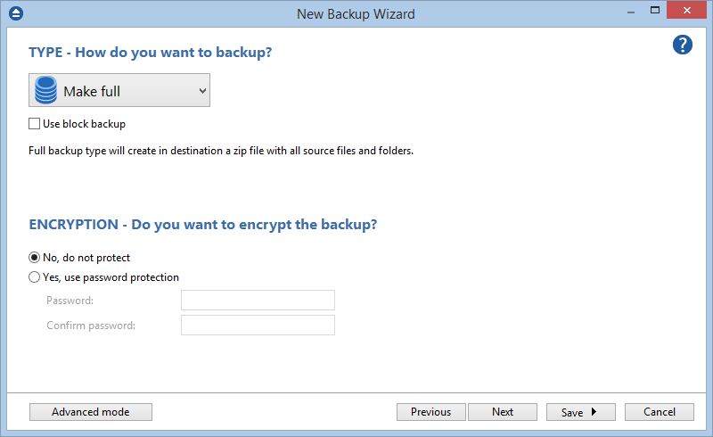 What is a full backup system?