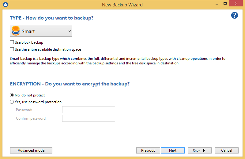 OneDrive - Backup Type OneDrive - Backup Type