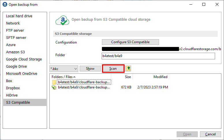Restore from Cloudflare Restore from Cloudflare