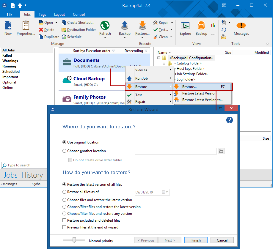 OneDrive - Restore OneDrive - Restore