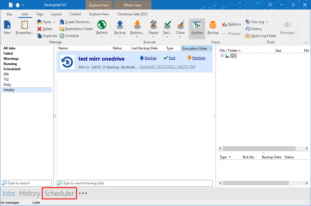 Backup tags Backup tags