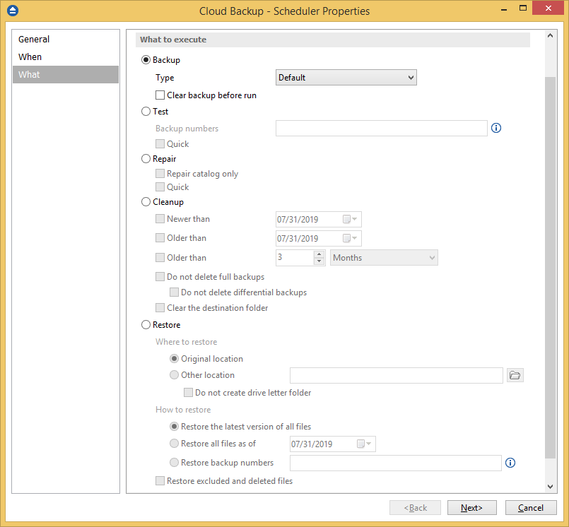 backup scheduler backup scheduler
