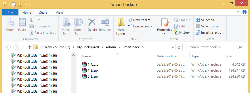 Smart backup